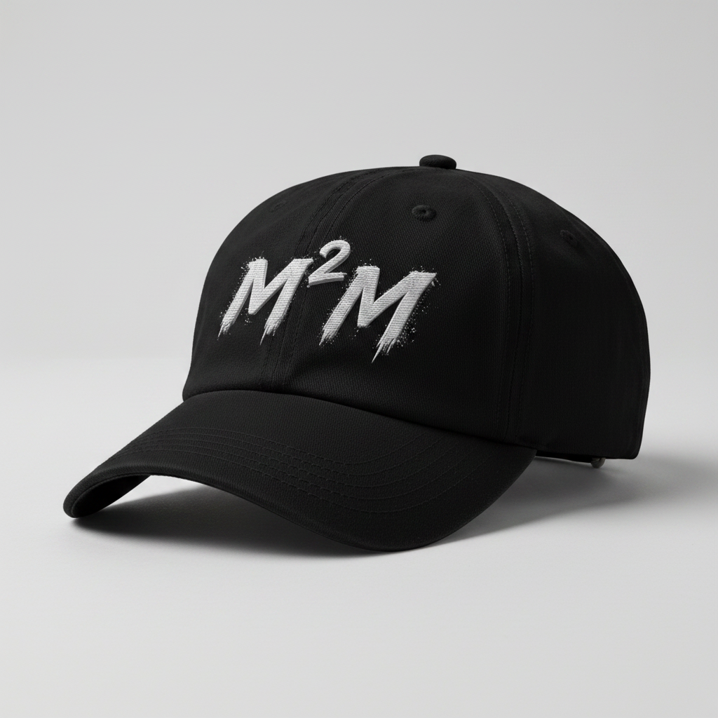 Black M2M Logo Hat