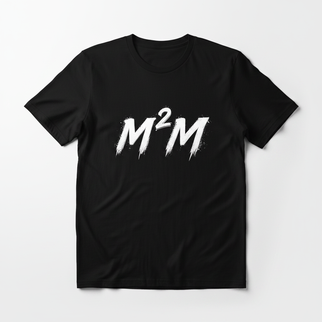 Black M2M Logo T-Shirt